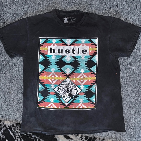 Acid Wash Hustle Tee - Picture 1 of 1